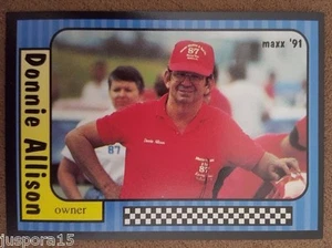 1991 Donnie Allison Card 117 of 240 Maxx Collection Race Cards - Picture 1 of 4