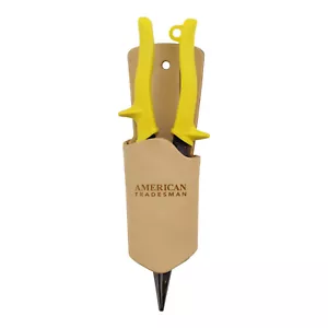 American Tradesman 635 - Leather Aviation Snip Holder Holster Tool Pouch - Picture 1 of 3