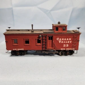 Canaan Valley #23 Caboose HO Model Train Car Kadee Coupler Vintage - Picture 1 of 6