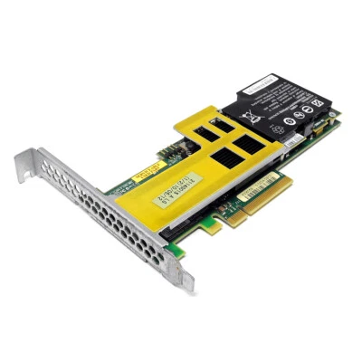 LSI MR SAS 8708EM2 3Gb/s PCIe x8 RAID Controller L3-01144-10A +BBU FP - Image 1 of 3