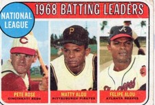 Pete Rose/Matty Alou 1969 Topps  Batting Leaders #2