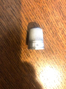 VINTAGE STERLING SILVER SET OF 2 THIMBLES #13 & #12 - Picture 1 of 7