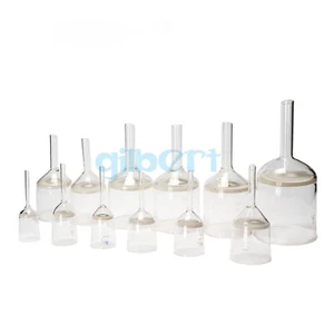 30/40/60/100/250 ml vidrio de borosilicato núcleo arena 2-70 micras embudo filtro - Imagen 1 de 6