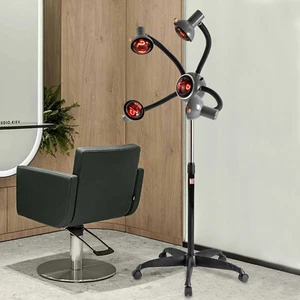 Professional Salon Infrared Hair Steamer Rolling Stand Beauty Color Processor US - Picture 1 of 10