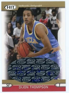 2005 SAGE HIT Autographs GOLD #A11 Dijon Thompson RC Auto #46/250 * UCLA * Suns - Picture 1 of 2