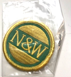 N&W Norfolk & Western Patch 2" - grün und gelb - Bild 1 von 2