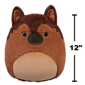 Squishmallow 12" Mario The German Shepherd Dog BRAND NEW WITH TAGS - Picture 1 of 3