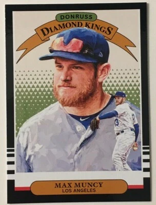2019 Donruss Baseball Diamond Kings Max Muncy #26 Los Angeles Dodgers - Image 1 of 2