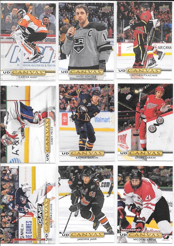 U PICK EM LOT 2019-20 19-20 Upper Deck UD Canvas YG RC POE Stars cards #C1-C270 - Image 1 of 1