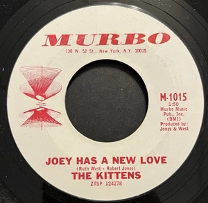 THE KITTENS- Joey Has A New Love / Lonely Summer 45rpm Girl Group Soul VG+ Murbo - Picture 1 of 2