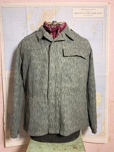 Vintage Czech Army Strichtarn Raindrop Camouflage Combat Jacket Size M - Picture 1 of 13