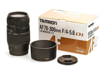 Tamron Zoom Objektiv 4-5.6 / 70-300 mm Di LD Macro 1:2 für Canon EF / Vollformat - Bild 1 von 3