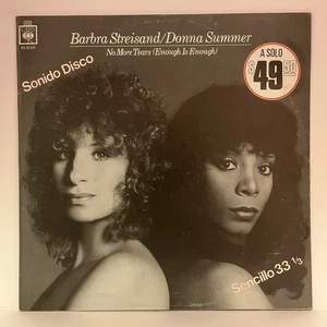 BARBRA STRAISAND/DONNA SUMMER - NO MORE TEARS - 1979 MEXICAN 12" SINGLE RED WAX - Picture 1 of 5