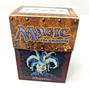 VTG 1997 Ultra Pro MTG 5th Edition Plastic Deck Box Jester's Cap Force of Nature - Picture 1 of 10