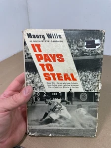 It Pays To Steal Maury Wills 1963 Prentice Hall Hardcover - Foto 1 di 9