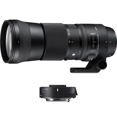 Sigma 150-600mm F5-6.3 DG HSM OS C Lens + TC-1401 1.4x Converter - Canon EF Fit - Image 1 of 4
