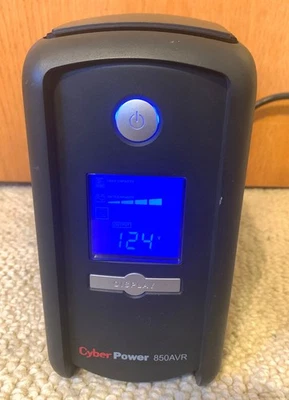 CyberPower 850VA AVR CP850AVRLCD 9 Outlet UPS Systems No Battery - Image 1 of 4