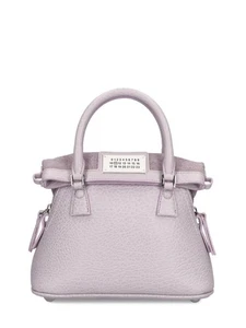 Maison Margiela - 5AC Micro grained leather top handle bag - Wisteria - Picture 1 of 7
