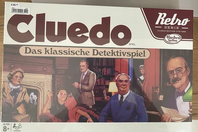 Cluedo ~ Retro 1986 ~Das klassische Detektivspiel ~ Brettspiel Hasbro ~ Neu&OVP - Bild 1 von 4