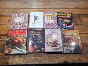 Vintage Southern Cookbook Lot Of 8 Hardbacks 1990s Joy Of Cooking M91 - Picture 1 of 11