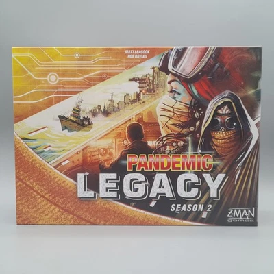 Pandemic Legacy Season 2 Board Game Yellow Edition by Z-Man 2017 Coop Survival - Image 1 of 4