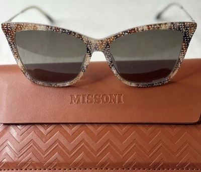 Nuevas gafas de sol Missoni - MIS0106S Z9KHA talla 56-16-140 piel de serpiente  Foto 1 de 4