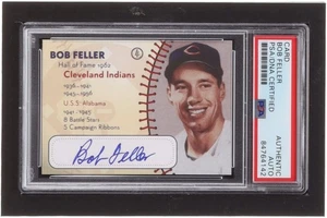 Bob Feller Signed Trading Card (PSA & Beckett) - Bild 1 von 2