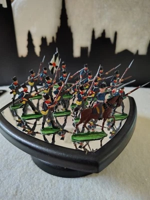 Figuras de estaño Oki Kieler - planas de hojalata - plaza de infantería prusiana - hechas en Alemania Foto 1 de 4