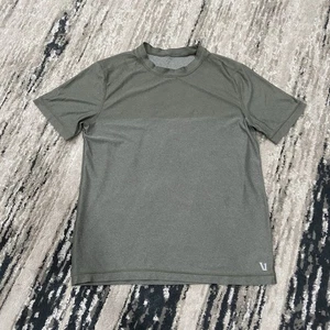 Vuori Shirt Herren Small Schwarz Meliert Kurzarm Tech Tee Stretch Gym Run - Bild 1 von 7