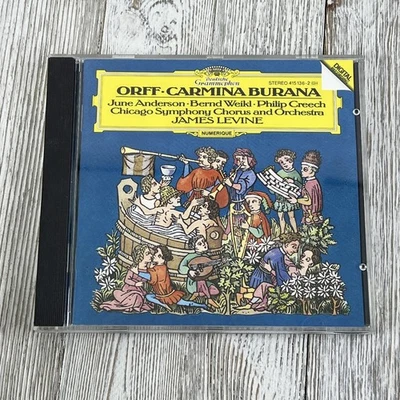 CD Orff Carmina Burana James Levine Chicago Symphony Chorus and Orchestra 1985 - Image 1 of 3