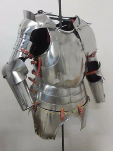 Traje de armadura gótico medieval SCA Larp pechuga disfraz de guerrero - Imagen 1 de 4