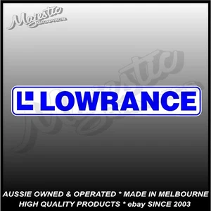 LOWRANCE - 210mm x 35mm - BOAT DECAL / STICKER - Foto 1 di 1