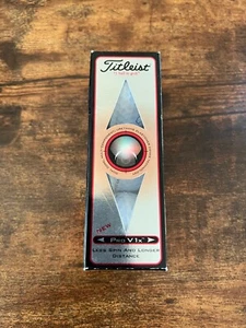 NUEVO Pelota de Golf Vintage Titleist Pro V1x-332 Logo 1 Manga - Imagen 1 de 2