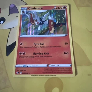 Pokemon TCG - Cinderace Holo Rare - 035/202 - Schwert & Schild Base - Bild 1 von 3