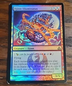 2006 MTG: Djinn Illuminatus Foil English - Guildpact Promos (PGPT) - Picture 1 of 2