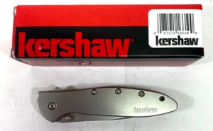 KERSHAW 1660ST LEEK Stainless Speed-Safe Assist Serrate Framelock Knife - USA - Picture 1 of 7