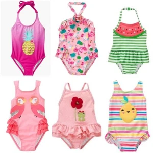 NWT! Gymboree Girls Swimsuit Swimwear Rash Guard Set UPF 50+ Size 12mons -12y - Picture 1 of 66