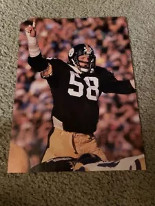 Vintage JACK LAMBERT PITTSBURGH STEELERS Print Photo Magazine Clipping 1970s - Picture 1 of 1