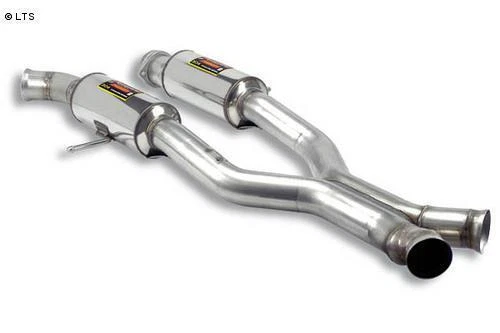 Supersprint Sportauspuff Mittelschalldämpfer Mercedes W164 ML63 AMG V8 ab 06 V2A - Bild 1 von 1