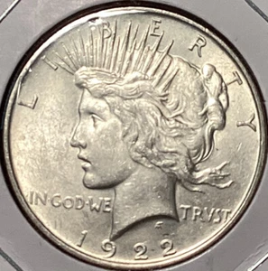 1922 Peace Dollar - Picture 1 of 2