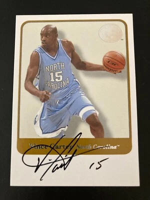  2001 Fleer Greats of the Game Autographs Vince Carter - Image 1 of 2