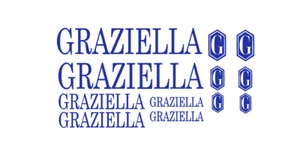 adesivi bici - 12 adesivi Graziella- stickers Graziella - Foto 1 di 1