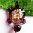 M03445 26x17x6mm Beautiful Lampwork Glass Tortoise pendant bead
