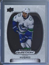 2021-22 Upper Deck Ovation Black Standing Ovation 1/1 Quinn Hughes #6 10wx