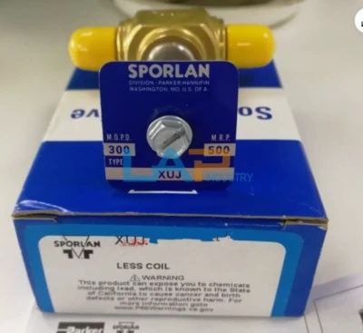 New Listing1pcs SPORLAN quick-open solenoid valve XUJ 24VAC contains