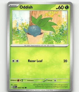 Pokemon Oddish 043/165 escarlata y violeta - 151 - Imagen 1 de 1