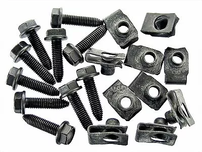 Isuzu Body Bolts & U-nut Clips- M8-1.25 x 30mm Long- 13mm Hex- 20pcs (10ea) #131 - Image 1 of 4
