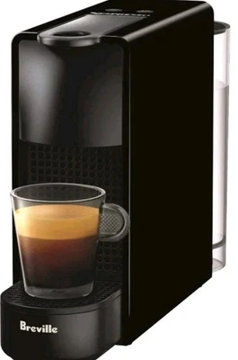 New Breville Nespresso Essenza Mini Black with Aeroccino3 - Piano Black - Image 1 of 3