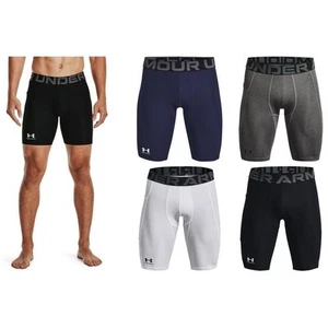Under Armour 1361602 Men's UA HeatGear® Armour 9" Compression Long Shorts - Picture 1 of 9