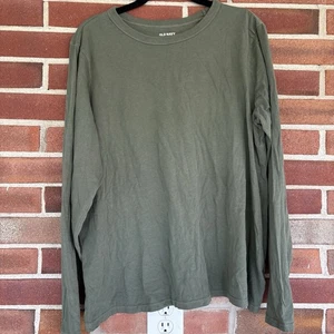 Old Navy Everywear Green Long Sleeve T-Shirt Women’s Sz XL A3914 - Picture 1 of 4